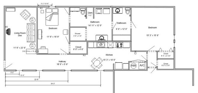 Floor Plan - 413 Brookside Rd