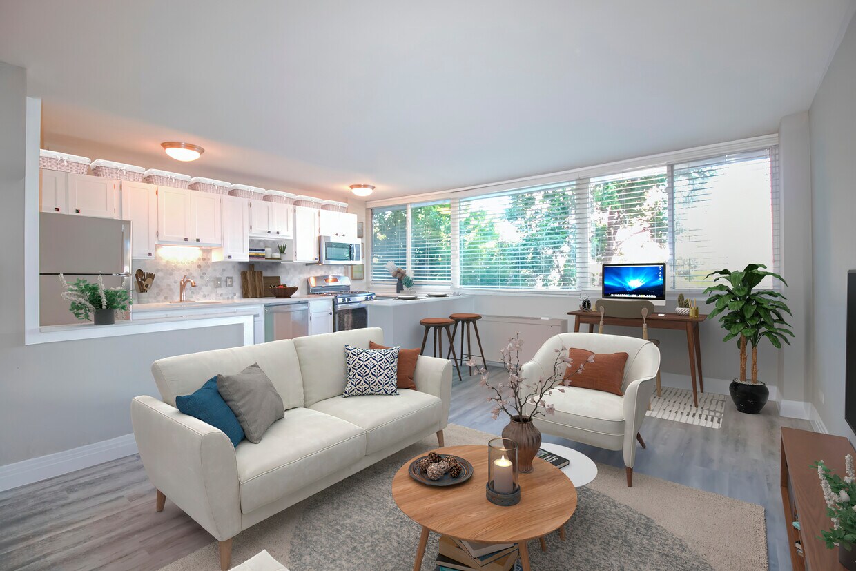 Open floor plan with natural light - 1196 Grant St
