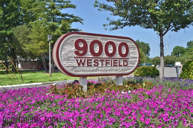 Entrance Sign - 9000 Westfield Apartments