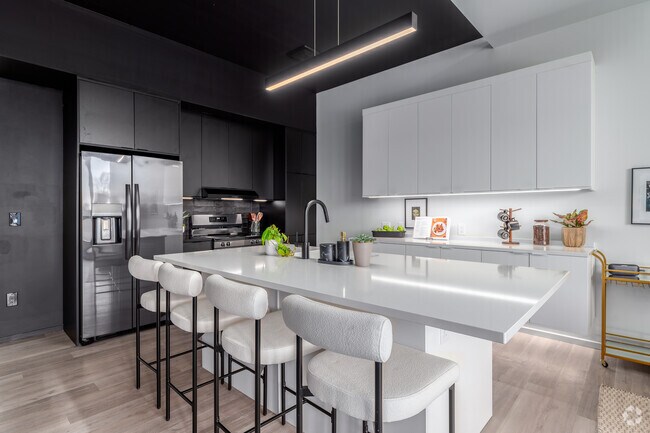 Model - 1BR, 1BA - 757SF - Kitchen - Driftwood