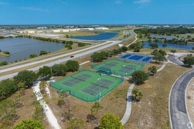 Viera West residents enjoy access to multiple pickleball courts.