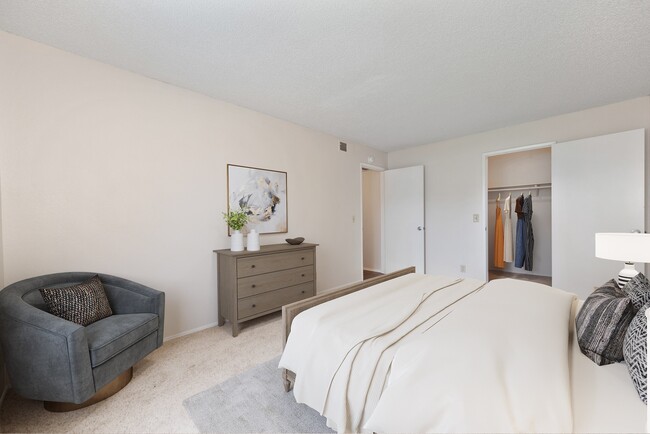 Two Bedroom, One Bathroom Bedroom - Breckenridge Village Apartments