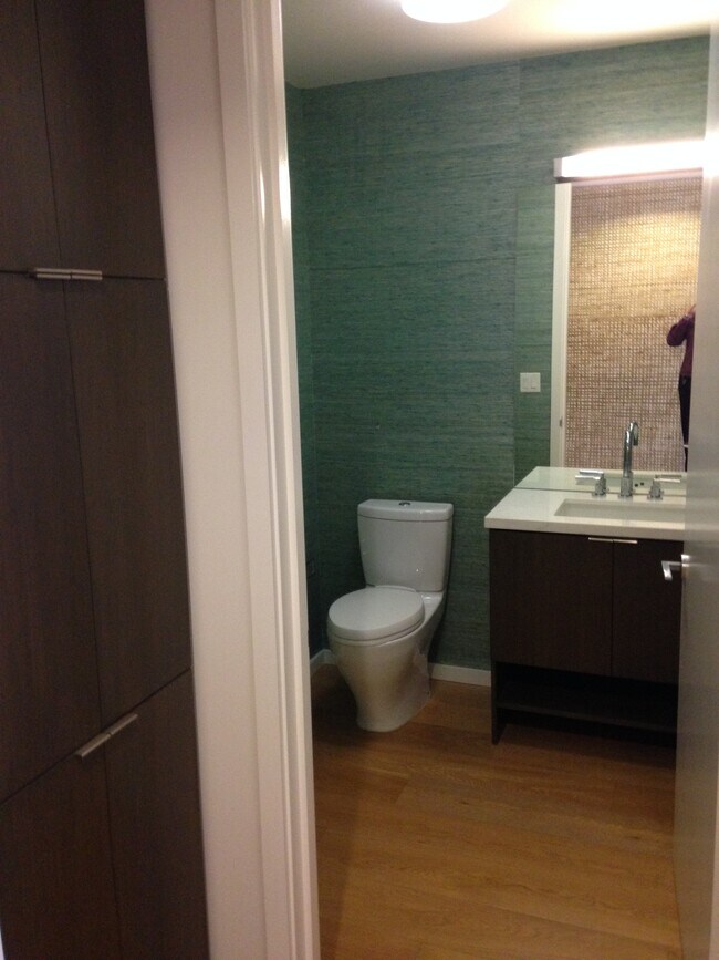 Powder room & linen closet - 1705 Ocean Ave