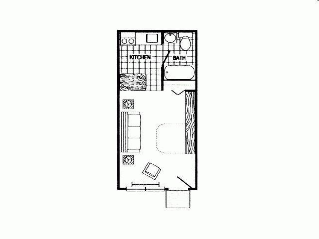 Barrington Apartments – Studio