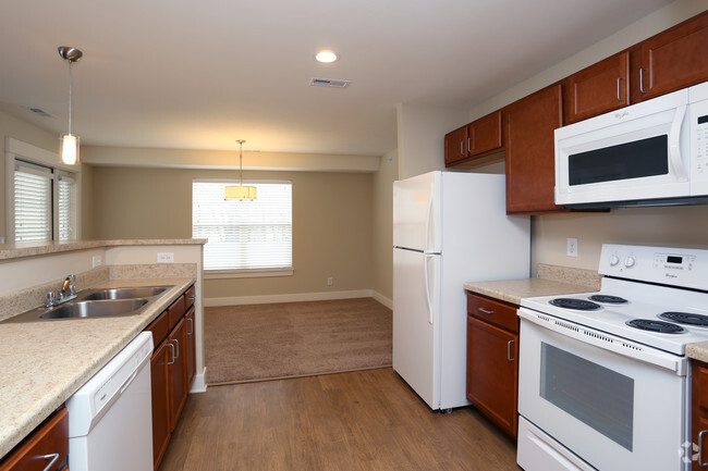 2BR, 1.5BA - Kitchen - Traditions at Burns harbor Apartment Homes