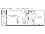 The Albany - One Bedroom, One Bath (A1)