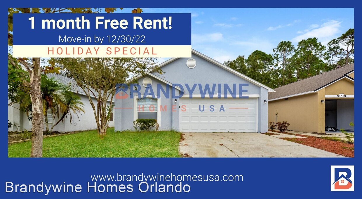 3 br, 2 bath House 355 Placid Lake Drive House Rental in Sanford, FL