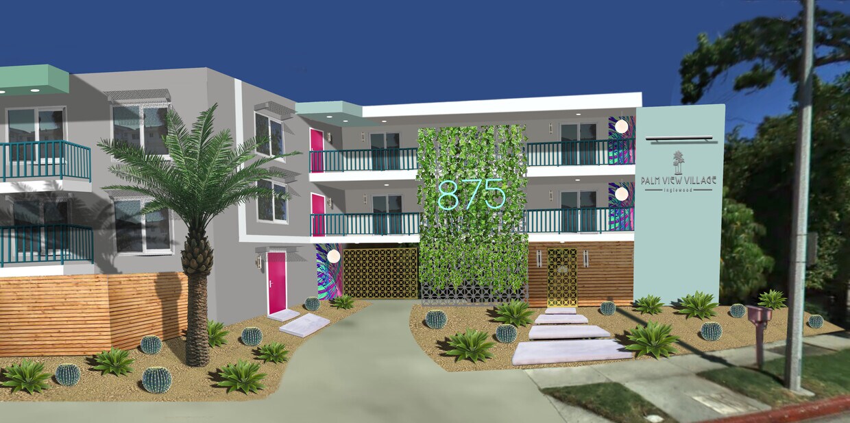 Palm View Village Apartments in Inglewood, CA