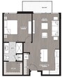 One Bedroom 780 Sq Ft (C)
