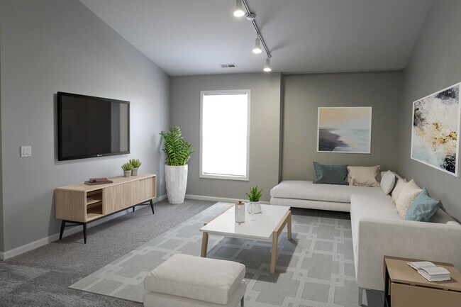 Dos habitaciones, dos baños, estilo 1 - Roachton Flats