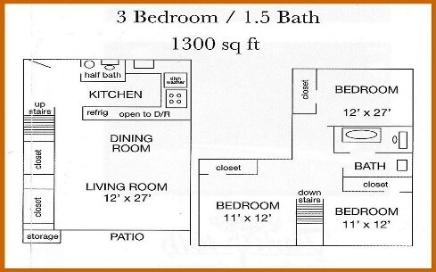 3 HAB/1.5 BA - The Retreat