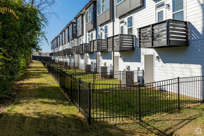 Towns at Eastland - Fenced Yard - Towns at Eastland - Townhomes for Rent in Charlotte, NC
