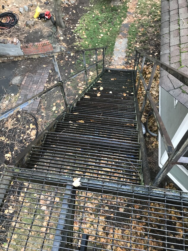 Iron staircase entry - 1817 W 8th Ave