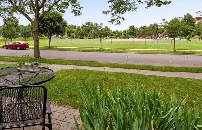 Patio in the front yard facing Jackson Park - 811 23rd Ave NE