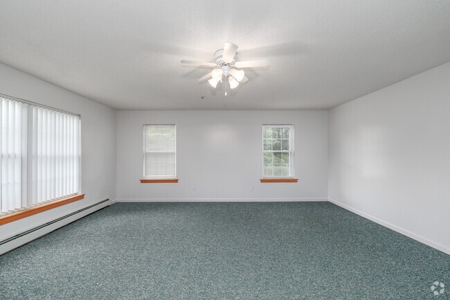 3BR, 1BA - 1,158SF - Living Room - Montour Family Apartments