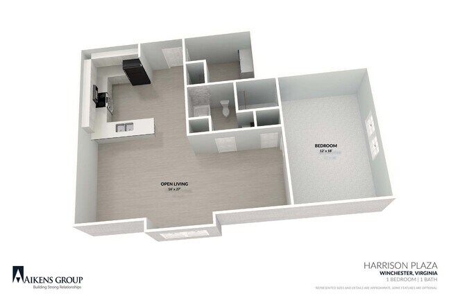 1 DORMITORIO 1 BAÑO - HARRISON PLAZA RESIDENTIAL