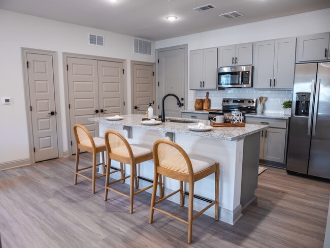 The Sabine: 2BR, 2BA- Kitchen - The Flats at Ransley