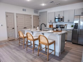 The Sabine: 2BR, 2BA- Kitchen - The Flats at Ransley