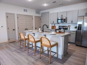 The Sabine: 2BR, 2BA- Kitchen - The Flats at Ransley