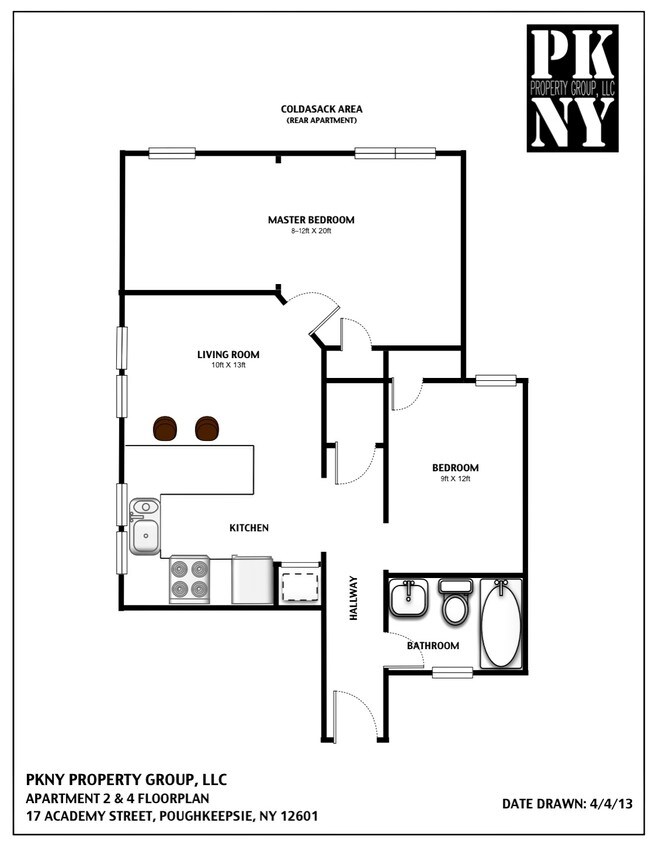 Apartment Layout - 17 Academy St