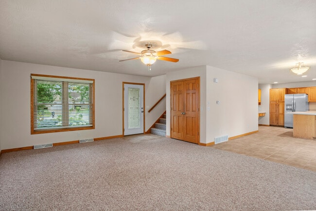 LR open to Dining/Kitchen - 4828 N Apple Rd
