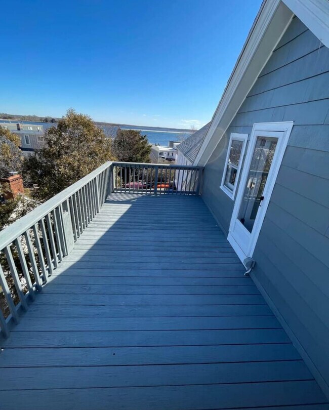 Private large deck overlooking Sandy Point - 12 Trumbull St