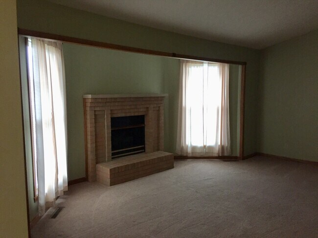 Chimenea de gas en la sala de estar - 582 W Hoewisher Rd