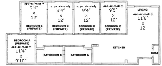 Poly Canyon Village Housing Apartments San Luis Obispo Ca 5br 2ba Poly Canyon Village Housing