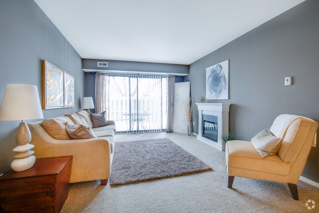 Natural Light through the Patio/Balcony! - Three Oaks Apartments