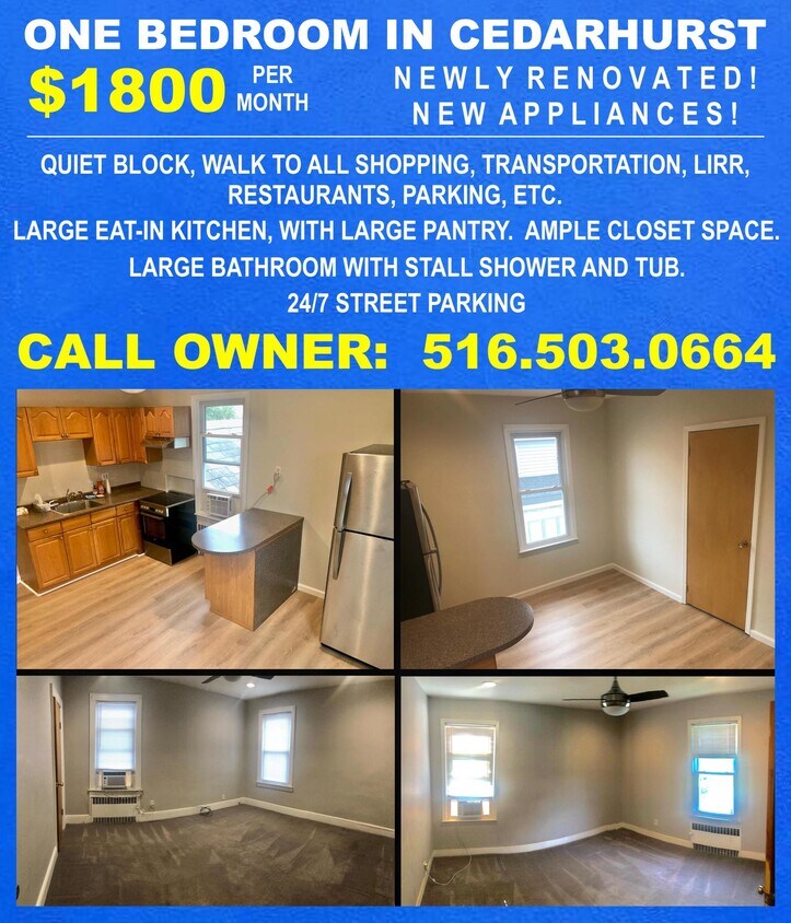 One Bedroom Cedarhurst, NY - 338 Madison Ave