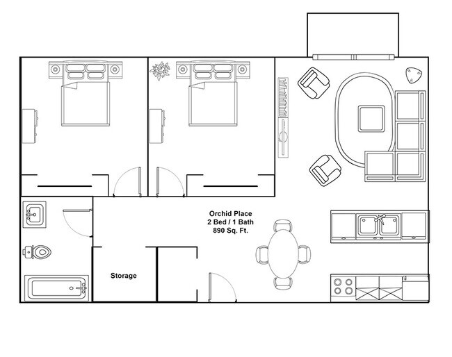 Foto del edificio - Orchid Place Apartments