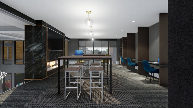 Espacio de coworking para residentes - The Hazelton