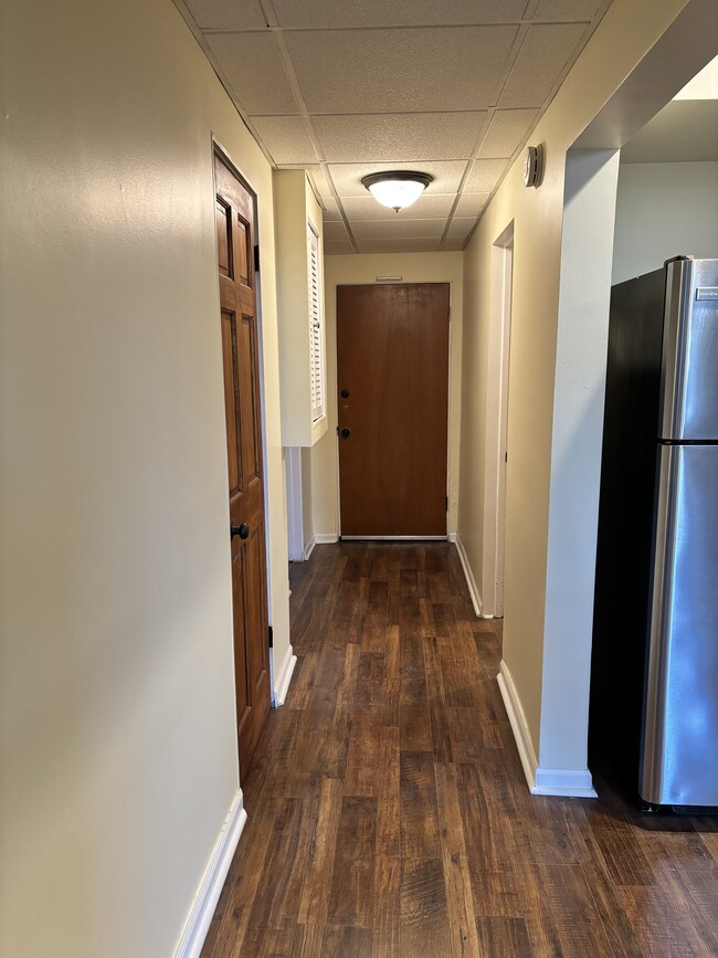 Hallway to bedroom, bathroom & back exit - 4430 S Homan Ave