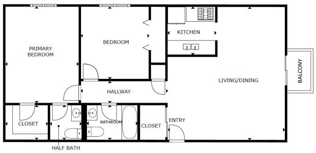 Maple Park – 2 Bedroom, 1.5 Bathrooms