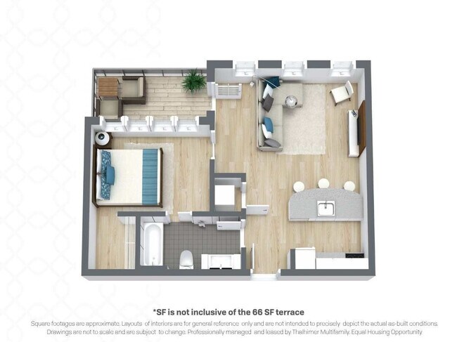 Plano de planta - Terraces at Manchester