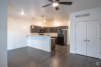 1BR, 1BA - 772SF - Living Room/Kitchen - The Altitude 2