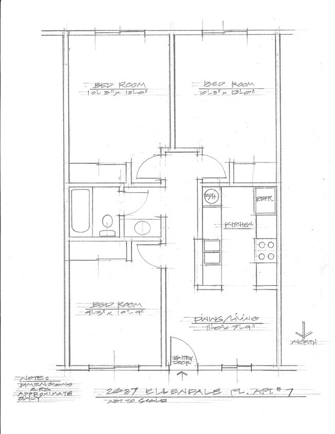 2637 Ellendale Pl Unit 07, Los Angeles, CA 90007 Apartment for Rent