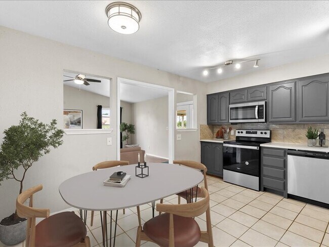 Kitchen- virtual staged - 9395 Green Springs Cir