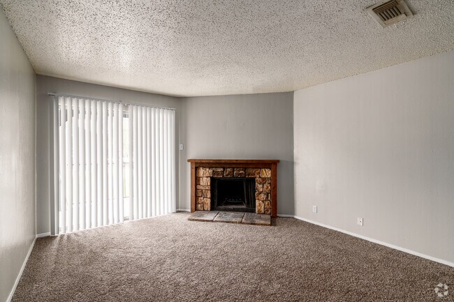 2BR, 2BA - 961SF - Sala de estar - The Bricks on 13th Apartments