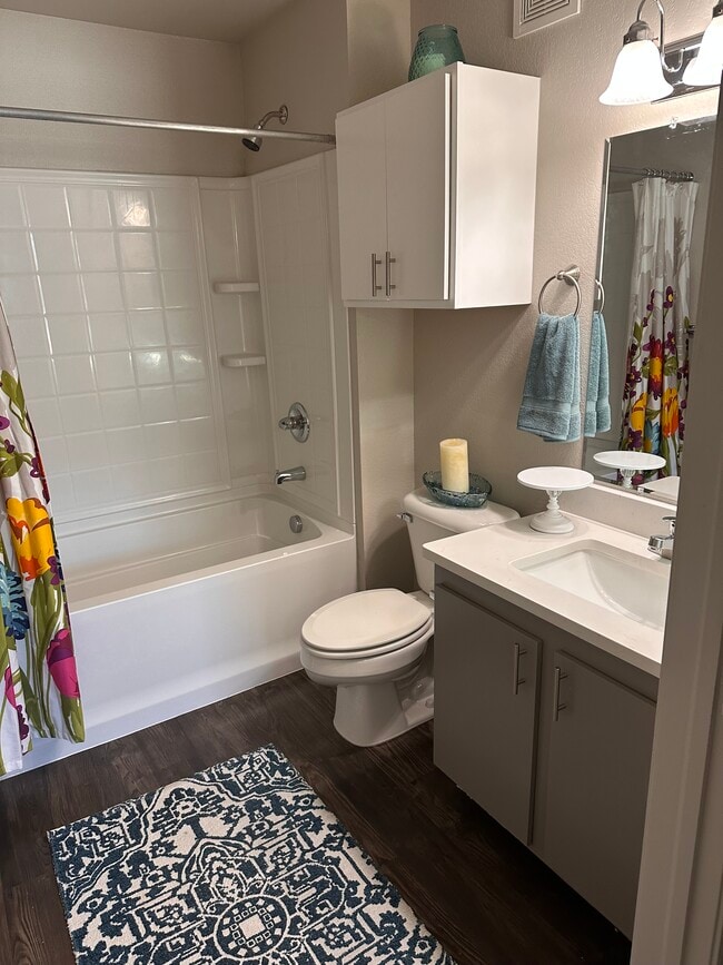 Renovated Bath - Legacy Trail Apartments