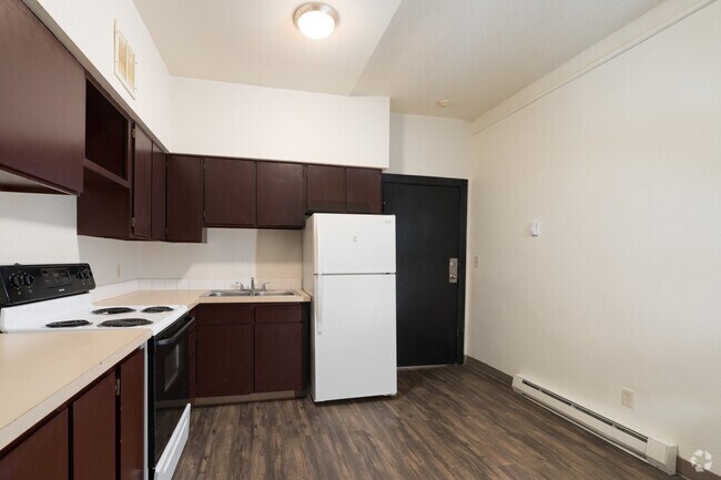 1BR, 1BA - 485SF - cocina - Sherwood Apts