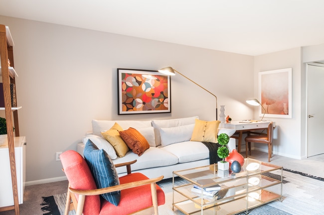 One Bedroom Living Room - The Metropolitan Marlton