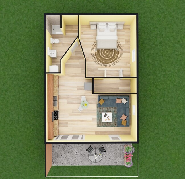 Unit layout - 807 Oliver Rd