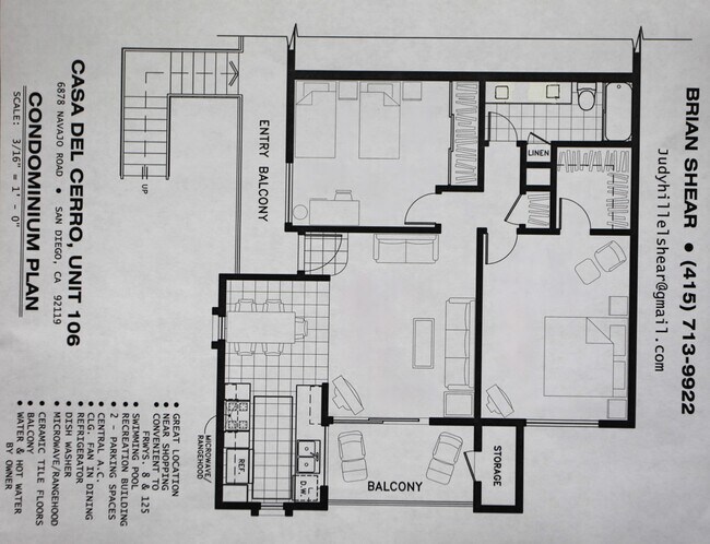 FLOOR PLAN - 6878 Navajo Rd