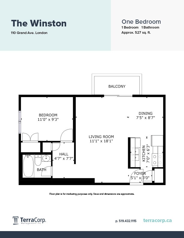 One Bedroom - The Winston