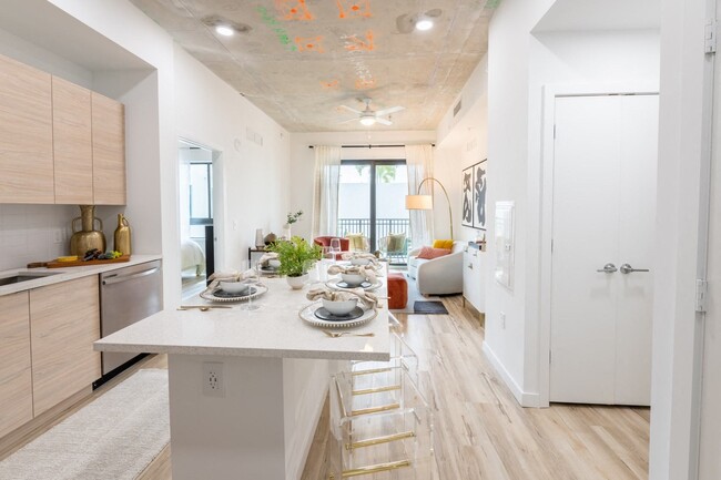 Concrete ceilings in kitchen and living areas - Windsor Ludlam Trail