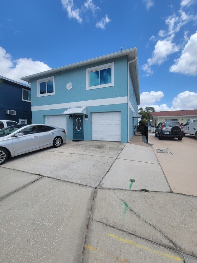 Ground floor apartment with entrance on the right side. - 17723 Gulf Blvd