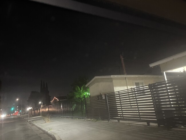 Outside of unit at night - 436 W Rosecrans Ave