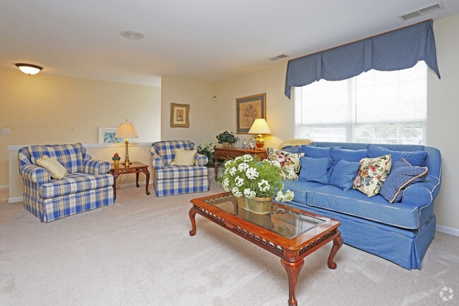 2 BR, 2 BA - Living Room - Sutton Place Apartments