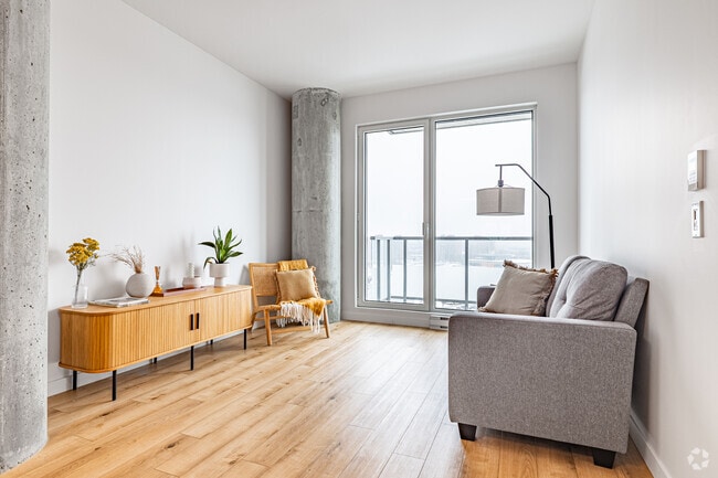 2 chambres, 1 salle de bain - 86 m² - Salon - NOVIA centre-ville – Longueuil